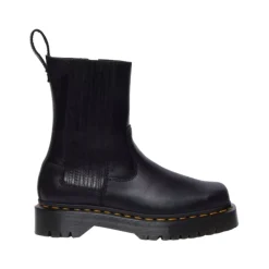 Chelsea Boots^Dr. Martens Bikerstøvler med metalliske detaljer Sort