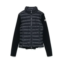 Jakker<Moncler Bi-Material Dunjakke Blå