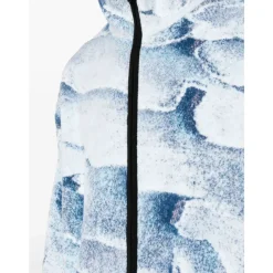 Fleece<Bonsai Abstrakt Jakke Blå