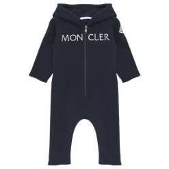 Bodystocking & Sæt<Moncler Baby Hættedragt Blå