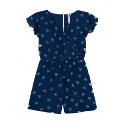 Jumpsuits<Pepe Jeans Blomstret Kortærmet Bluse Blå