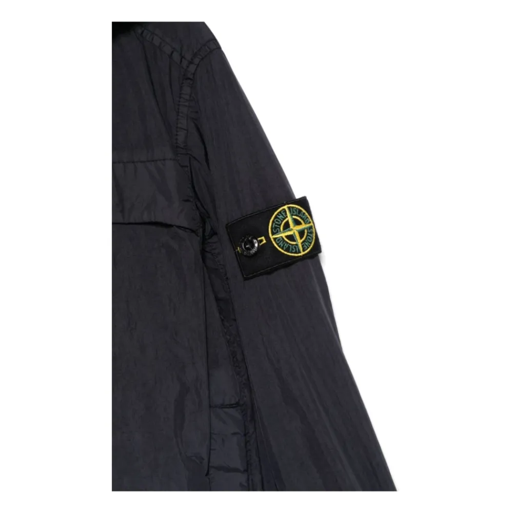 Jakker^Stone Island Børne Jakke med Hætte Blå