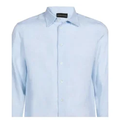 Skjorter<Emporio Armani Casual Skjorter D41SM0D10F9700 Blå