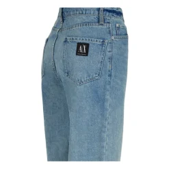 Jeans^Armani Exchange Denim Jeans med Logo Detaljer Blå