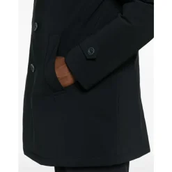 Frakker^Herno Blå Dobbeltbrystet Peacoat AW25 Sort