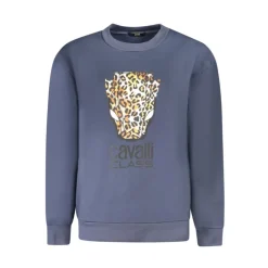 Sweatshirts<Cavalli Class Kvinder Sweater Langærmet Blå