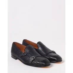 Loafers<Doucal's Blå Monk Strap Loafers Sort