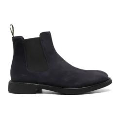 Chelsea Boots^Doucal's Ruskind Almond Tå Støvler Blå