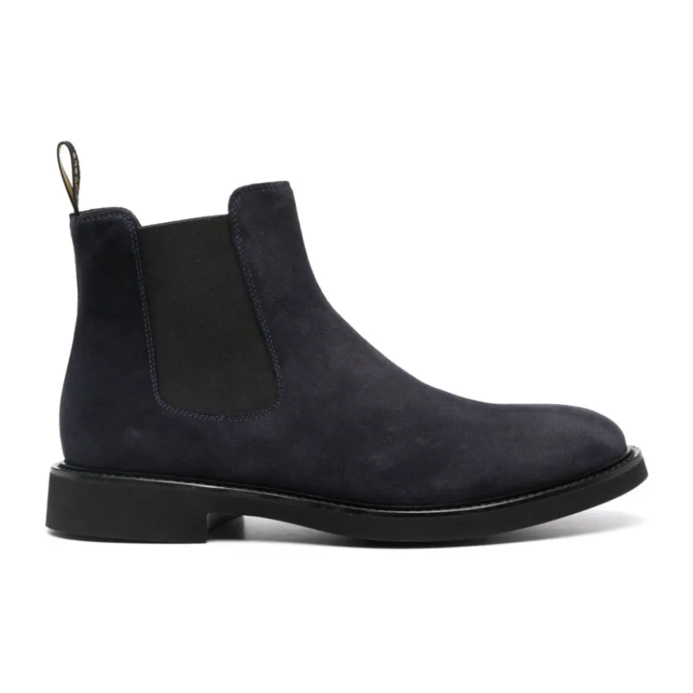 Chelsea Boots^Doucal's Ruskind Almond Tå Støvler Blå