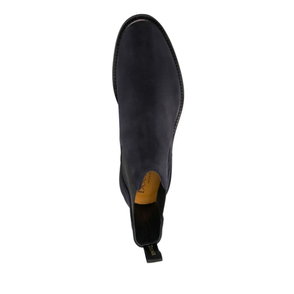 Chelsea Boots^Doucal's Ruskind Almond Tå Støvler Blå