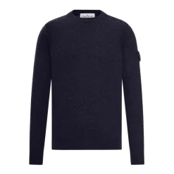 Strik^Stone Island Uldblanding Sweater AW25 Blå