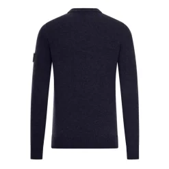 Strik^Stone Island Uldblanding Sweater AW25 Blå
