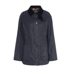 Jakker^Barbour voksjakke med corduroy krave Blå