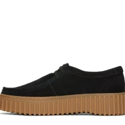 Snøresko^Clarks Black Bee fritidssneakers Sort