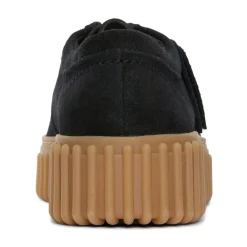 Snøresko^Clarks Black Bee fritidssneakers Sort