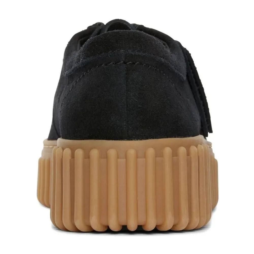 Snøresko^Clarks Black Bee fritidssneakers Sort