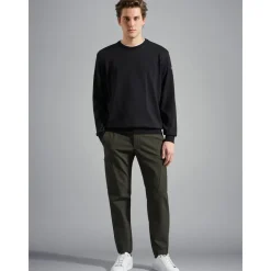 Sweatshirts^Paul & Shark Black Logo Badge Sweater Sort