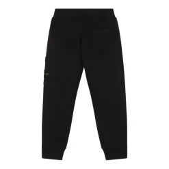 Underdele^Stone Island Black Logo Patch Trousers Sort