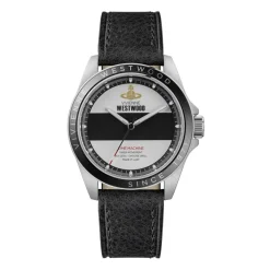 Ure<Vivienne Westwood Blackwall Quartz Ur Læderrem Sort