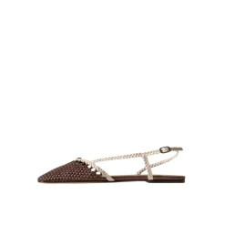 Ballerina Sko<Hereu Blød Lammeskinds Sandal Brun