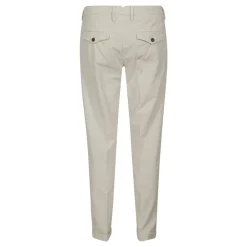 Bukser^Myths Bløde Corduroy Chinos med Elastisk Talje Beige