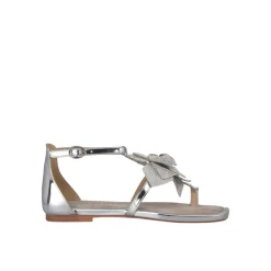 Sandaler<ALMA EN PENA Blomst flad sandal Grå