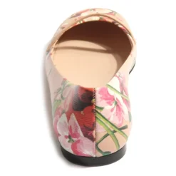 Ballerina Sko^Gucci Blomstrede Ballerina Sko Bloom Pink