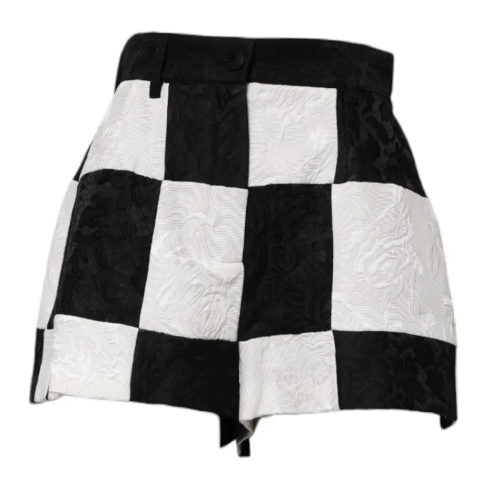 Træningsbukser & Tights<Dolce & Gabbana Blomstret Brokade High Waist Shorts Multifarvet