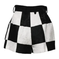 Træningsbukser & Tights<Dolce & Gabbana Blomstret Brokade High Waist Shorts Multifarvet