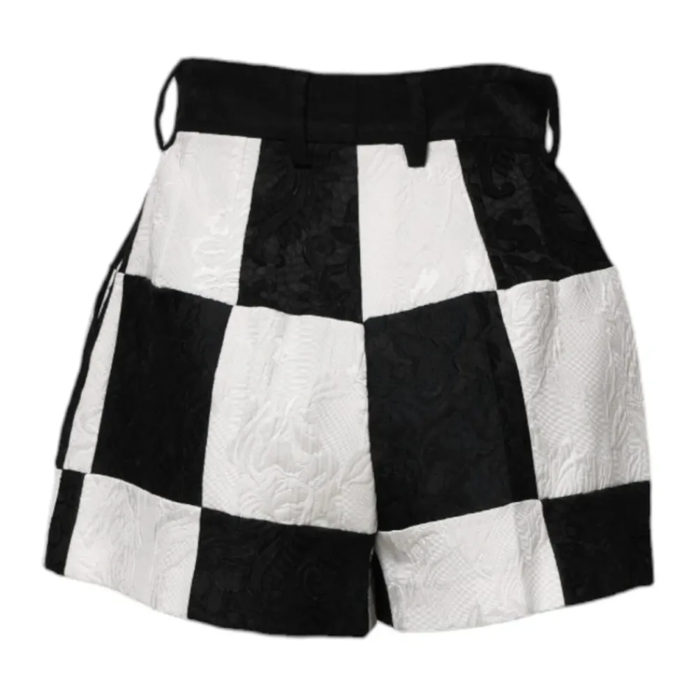 Træningsbukser & Tights<Dolce & Gabbana Blomstret Brokade High Waist Shorts Multifarvet
