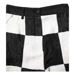Træningsbukser & Tights<Dolce & Gabbana Blomstret Brokade High Waist Shorts Multifarvet