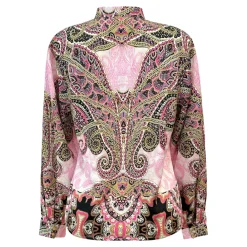 Bluser & Skjorter^Liberté Blomstret Paisley LS Skjorte i Pink Multifarvet