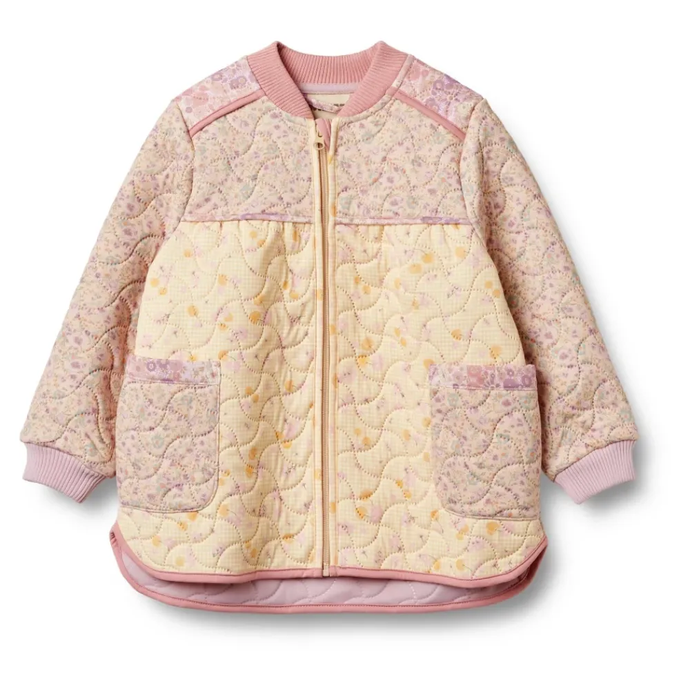 Jakker<Wheat Blomstret Termojakke Liv - Pansies Beige