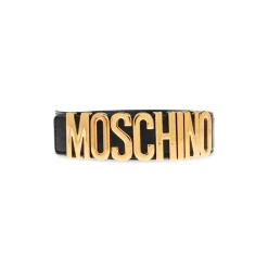Bælter^Moschino Bælte med logo Sort