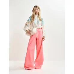 Bluser & Skjorter^Essentiel Antwerp Bluse med blomsterbroderi Hvid