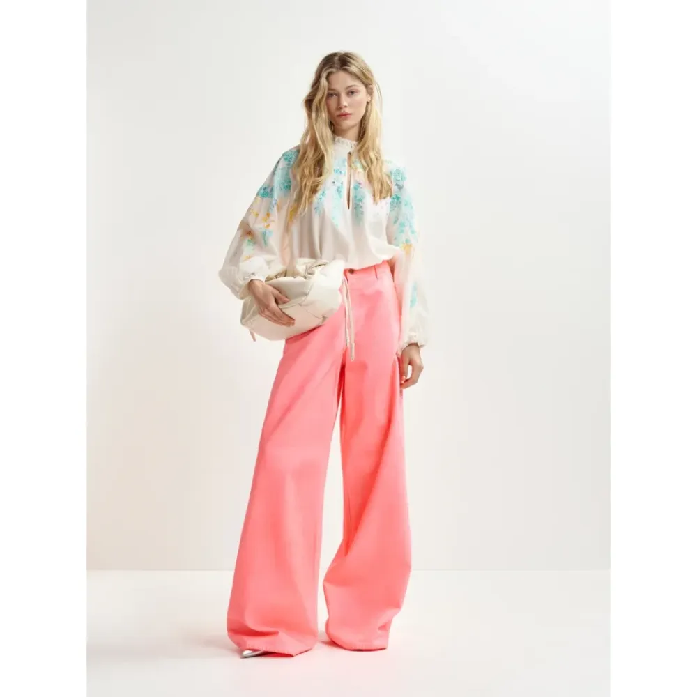 Bluser & Skjorter^Essentiel Antwerp Bluse med blomsterbroderi Hvid