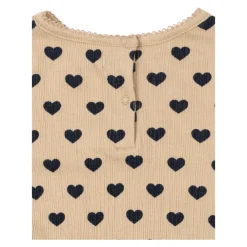 Bodystocking & Sæt<Konges Sløjd Body med mønster Beige