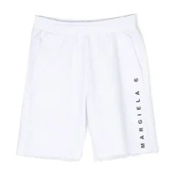 Underdele^MM6 Maison Margiela Bomuld Bermuda Shorts Hvid
