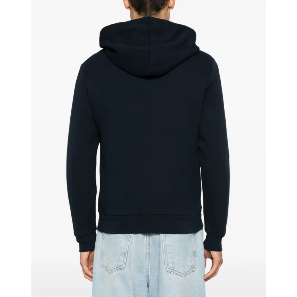 Trøjer^A.P.C. Bomulds Hoodie Blå