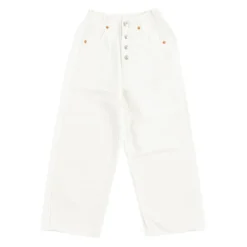 Underdele<MM6 Maison Margiela Bomulds joggingbukser med elastisk talje Hvid