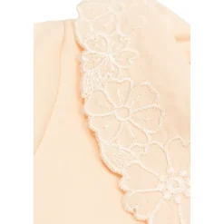Kjoler & Nederdele<Chloé Bomulds Kjole med Blomsterbroderi Pink