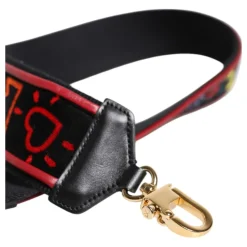 Tilbehør Til Tasker<Dolce & Gabbana Bomulds Taske Skulderrem med Print Multifarvet