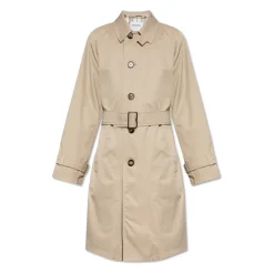 Frakker<Burberry Bomulds trenchcoat med bælte Beige