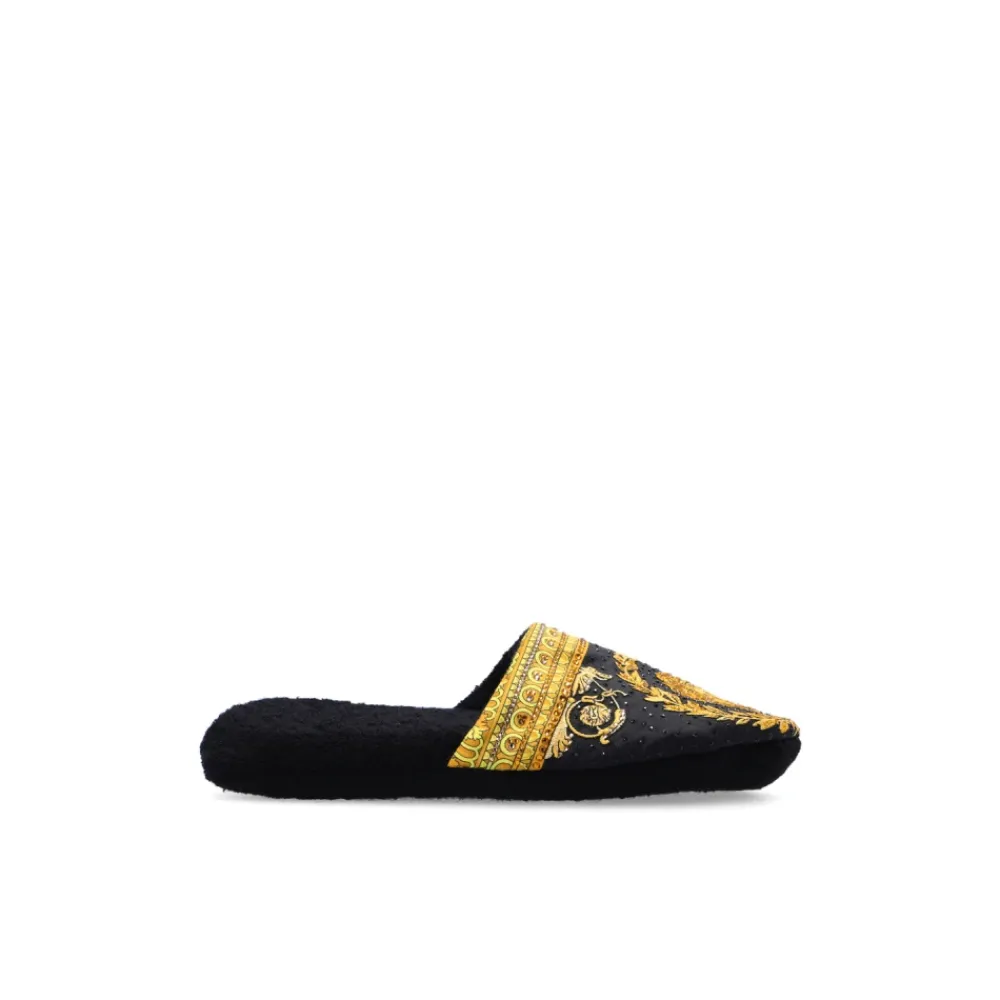 Hjemmesko^Versace Bomuldssutter Sort