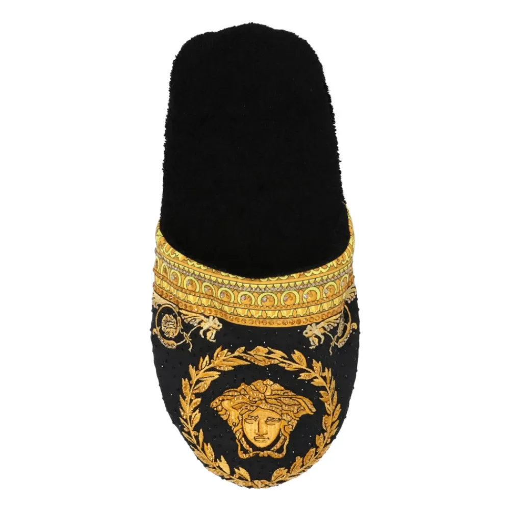Hjemmesko^Versace Bomuldssutter Sort
