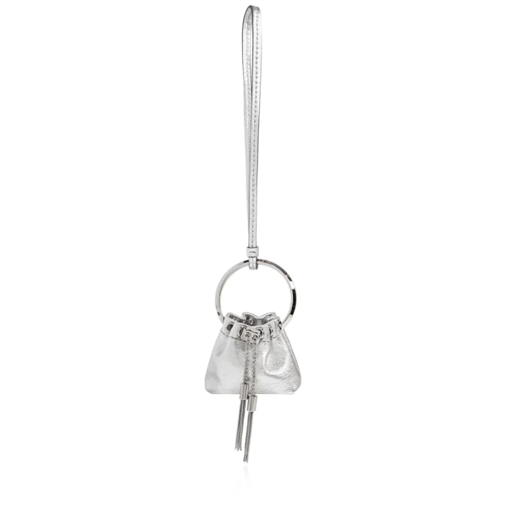 Tilbehør Til Tasker<Jimmy Choo Bon Bon Charm Mini Grå