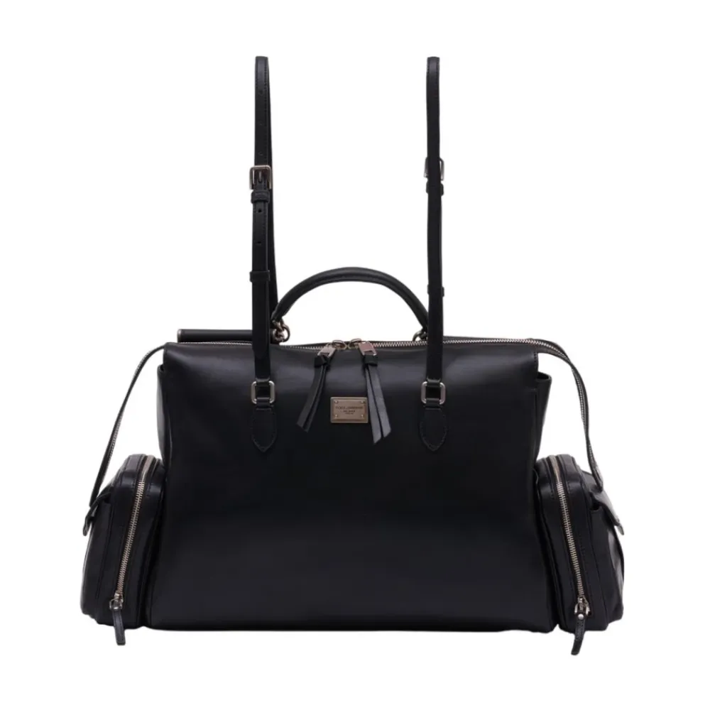 Rejsetasker<Dolce & Gabbana Borsaspalla Tracolla Travel Bag Sort