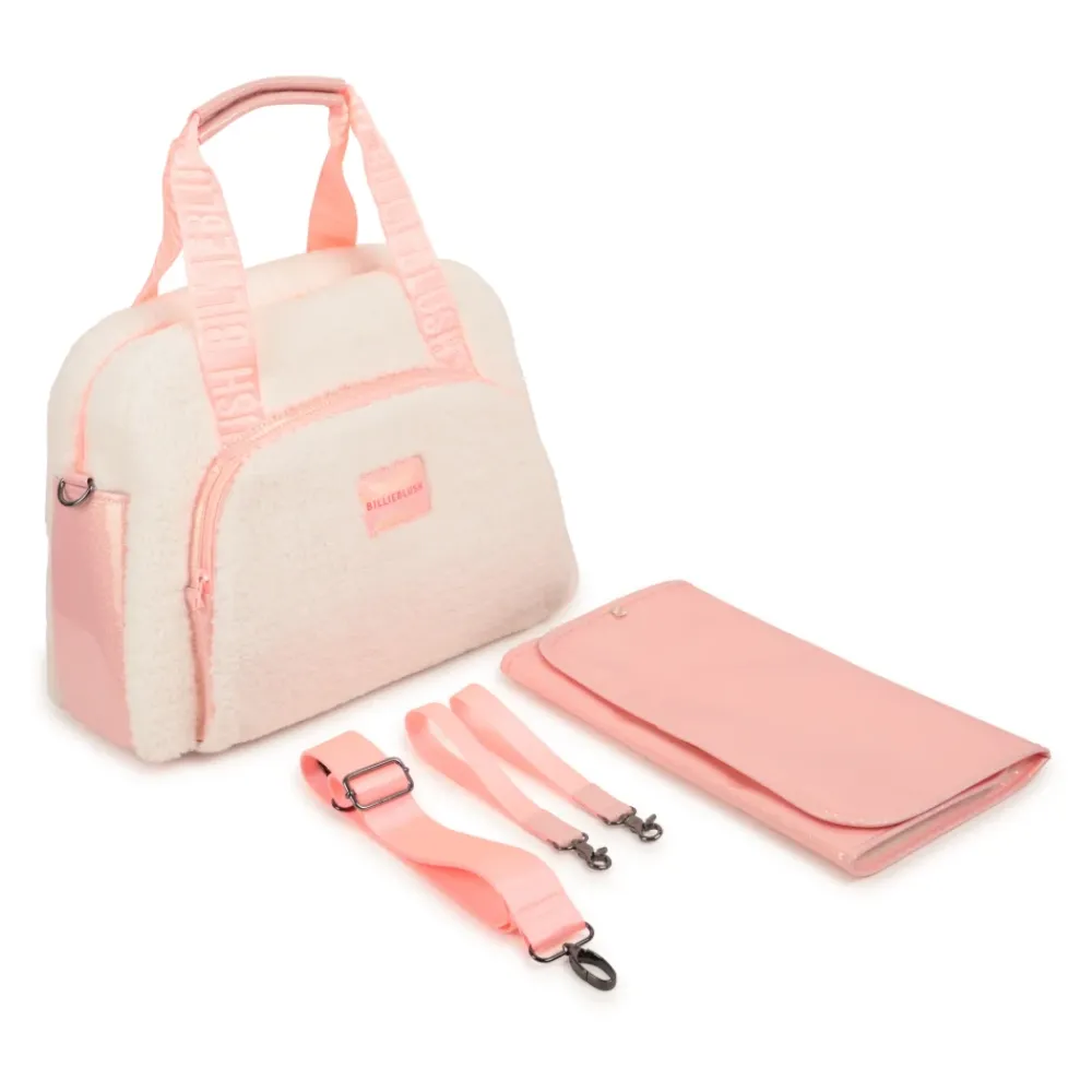 Tasker^Billieblush Borsone in teddy con tracolla Beige