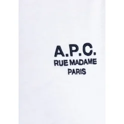 T-Shirts<A.P.C. Boxy Rue Madame Kortærmet T-shirt Hvid