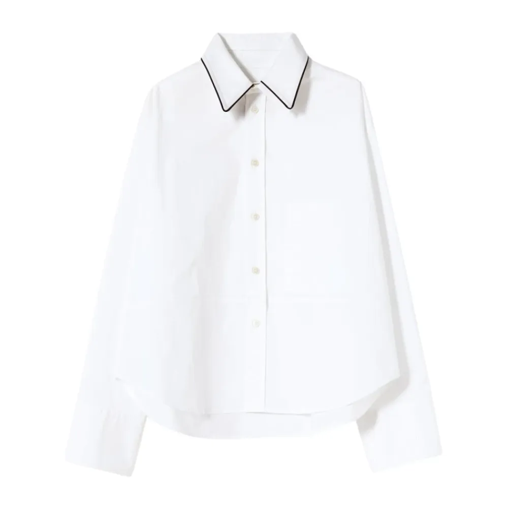 Bluser & Skjorter<PLAN C Boxy Shirt Hvid